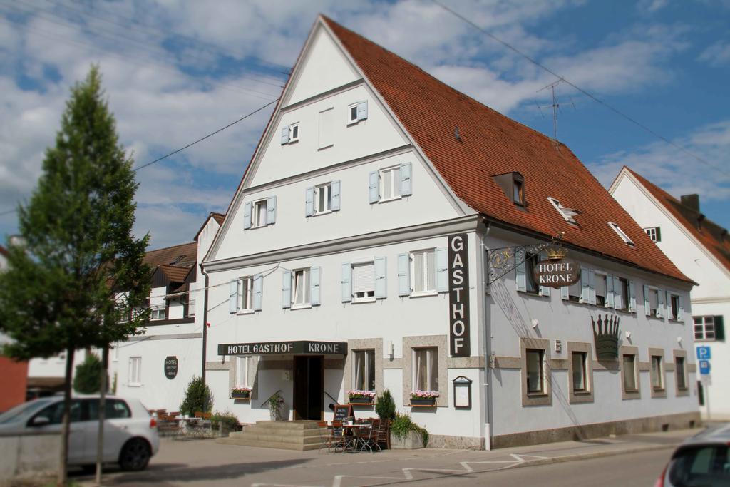 Hotel Gasthof Krone Zusmarshausen Zewnętrze zdjęcie