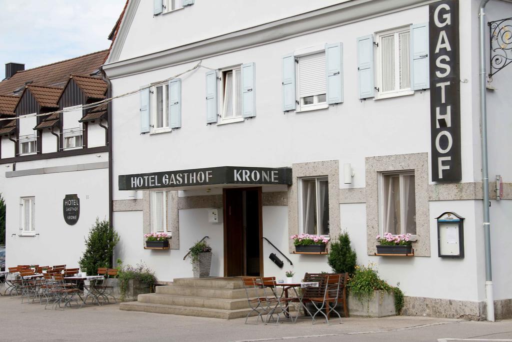 Hotel Gasthof Krone Zusmarshausen Zewnętrze zdjęcie